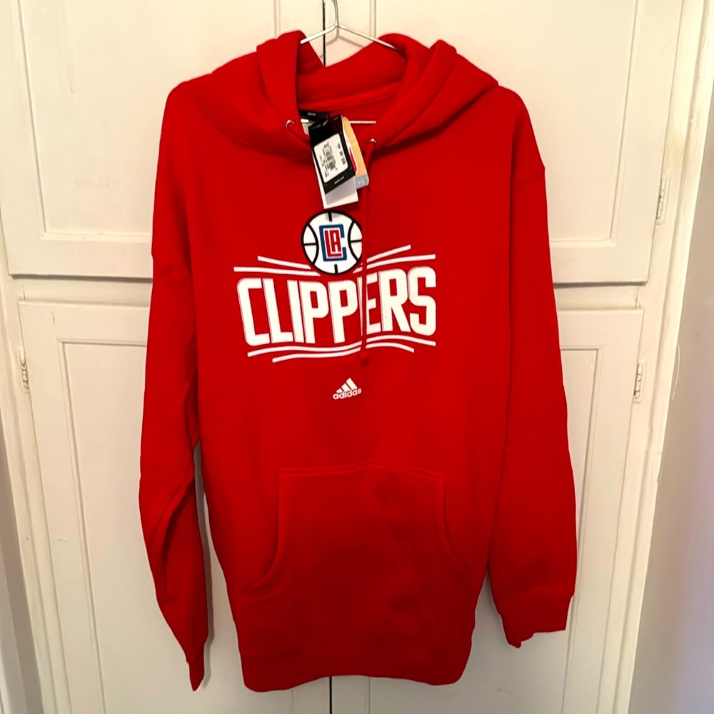Adidas men’s Los Angeles clippers sweatshirt new with tag sz L